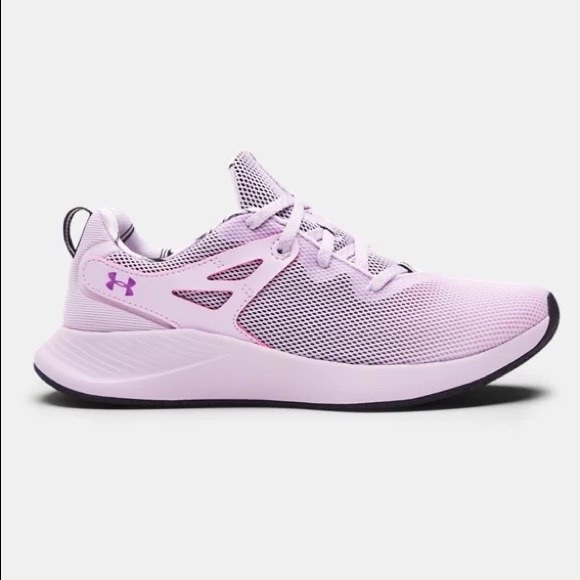 Under armour sneakers soft pink/grey size 7.5 - Picture 10 of 10